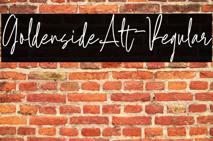 GoldensideAlt-Regular Example 1