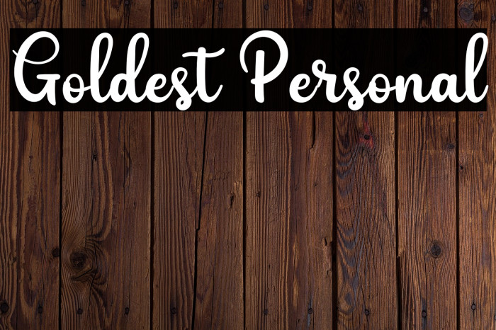 Goldest Personal Example 3