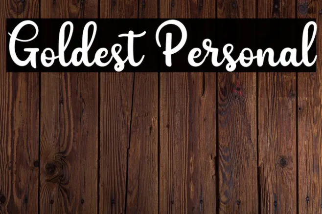Goldest Personal Example 3