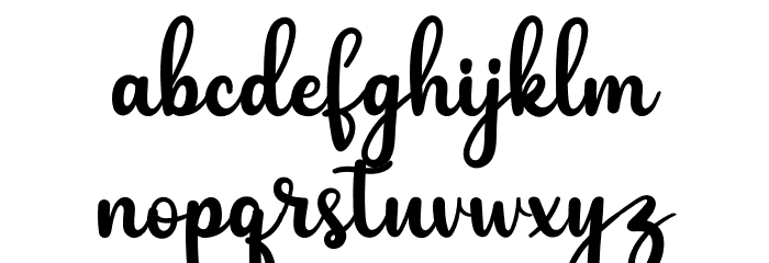 Goldest Personal Font LOWERCASE