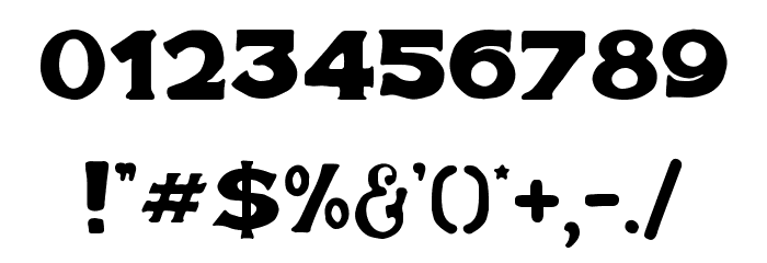 Goldfather Font OTHER CHARS