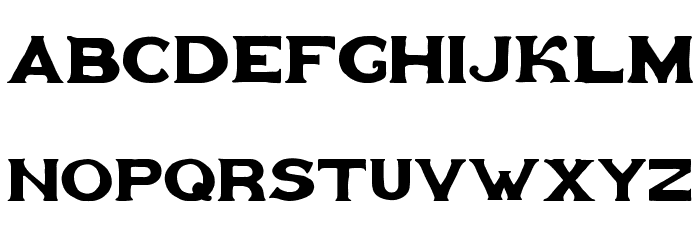 Goldfather Font LOWERCASE