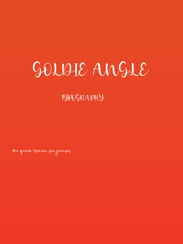 Goldie Angle Poster