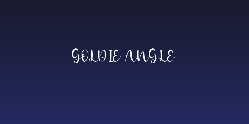 Goldie Angle Social Header
