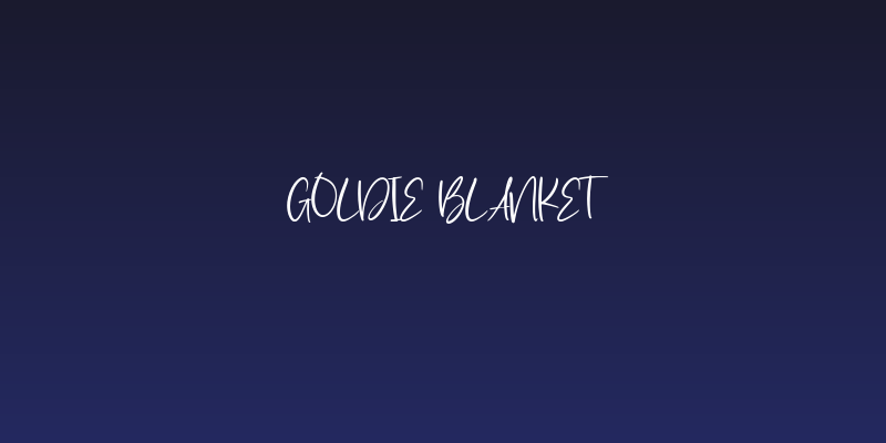 Goldie Blanket Social Header