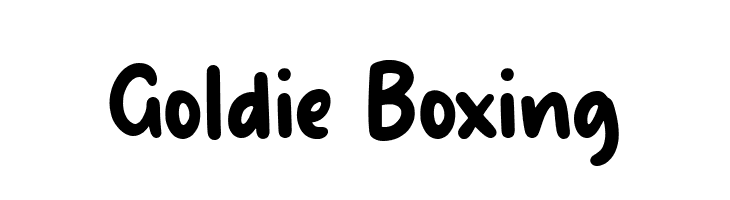 Goldie Boxing  フリーフォントのダウンロード