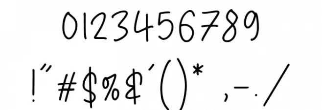 Goldie Dreambox Font OTHER CHARS