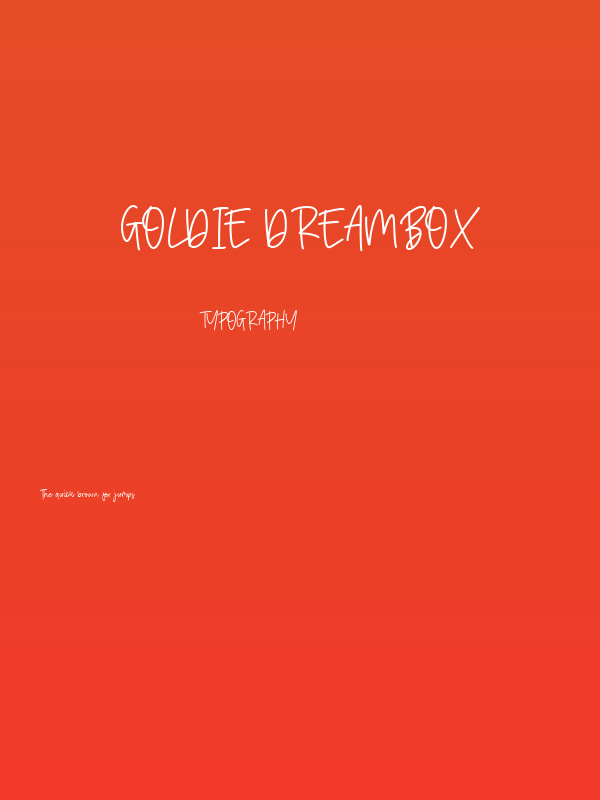Goldie Dreambox Poster