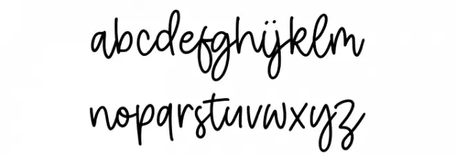 Goldie Dreambox फ़ॉन्ट लोअरकेस