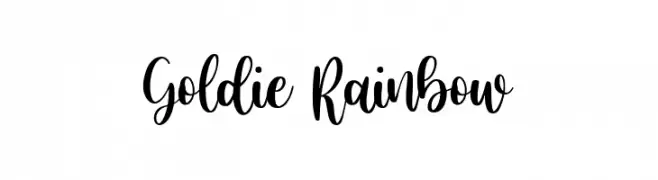 Goldie Rainbow  baixar fontes gratis