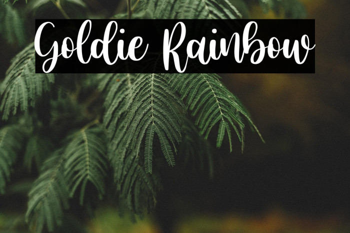 Goldie Rainbow Example 1