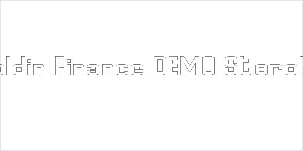 Goldin Finance DEMO Storoke Logo