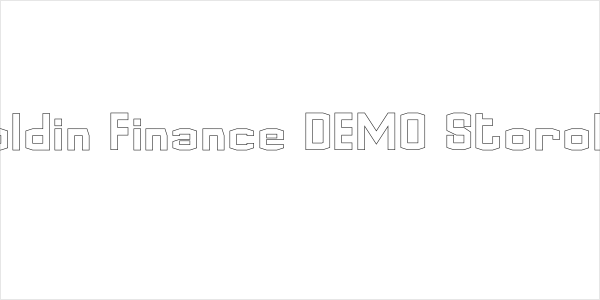 Goldin Finance DEMO Storoke Logo