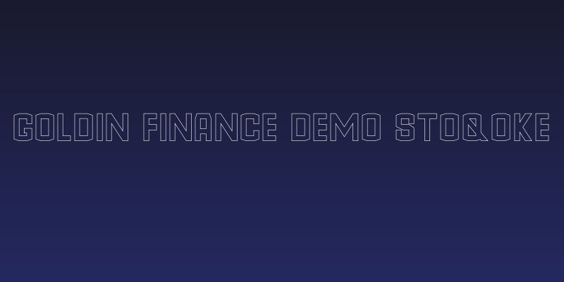 Goldin Finance DEMO Storoke Social Header