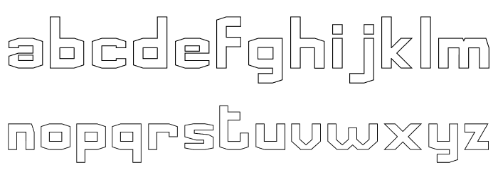 Goldin Finance DEMO Storoke Font LOWERCASE