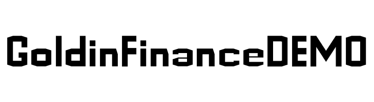 Goldin FinanceDEMO Font