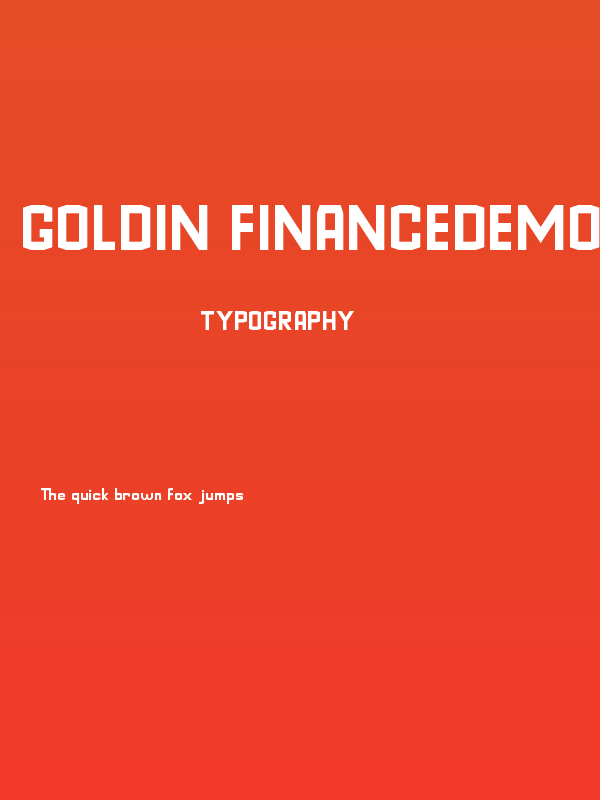 Goldin FinanceDEMO Poster