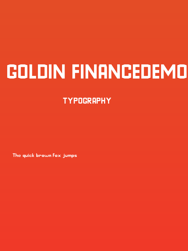 Goldin FinanceDEMO Poster