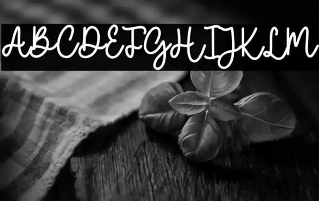 Goldiolus Demo Font examples