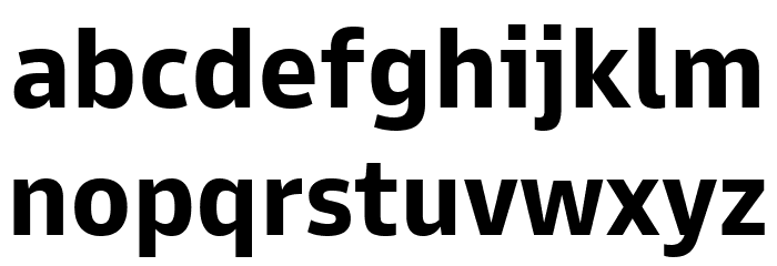 Goldman Sans App Bold Font LOWERCASE
