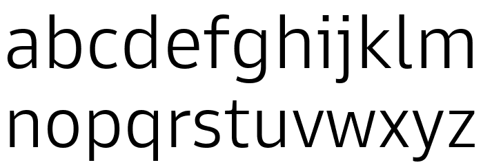 Goldman Sans App Light Font LOWERCASE