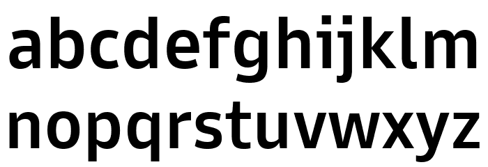 Goldman Sans App Medium Font LOWERCASE