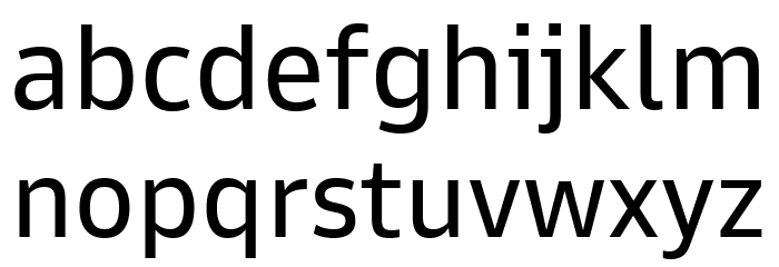 Goldman Sans App Font LOWERCASE