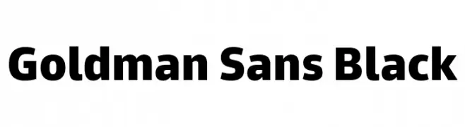 Goldman Sans Black  Fuentes Gratis Descargar