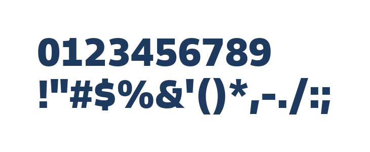 Goldman Sans Black Other Characters