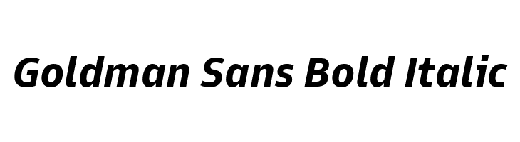 Goldman Sans Bold Italic  baixar fontes gratis