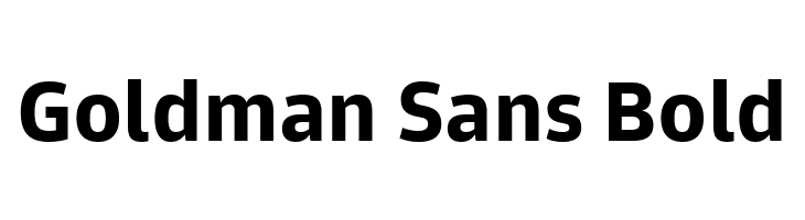 Goldman Sans Bold  Free Fonts Download