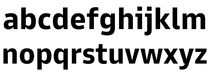Goldman Sans Bold Font LOWERCASE