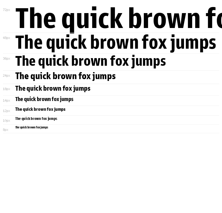 Goldman Sans Condensed App Bold Waterfall