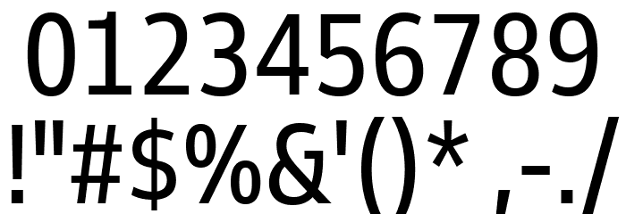 Goldman Sans Condensed App Font OTHER CHARS