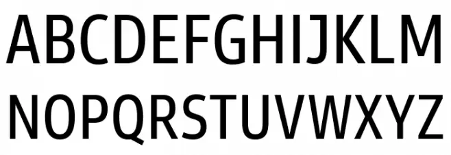 Goldman Sans Condensed Regular Schriftart Groß