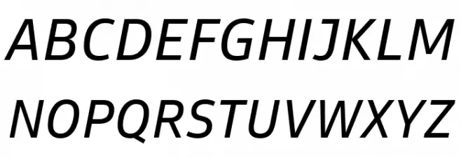 Goldman Sans Italic フォント 大文字
