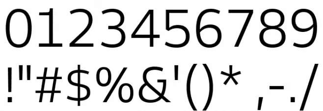 Goldman Sans Light Font Alte caractere