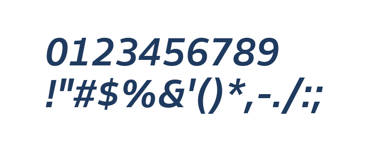 Goldman Sans Medium Italic Other Characters