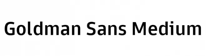 Goldman Sans Medium  नि: शुल्क फ़ॉन्ट्स डाउनलोड
