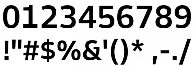 Goldman Sans Medium Font OTHER CHARS