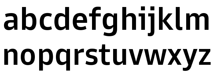 Goldman Sans VF App Medium Font LOWERCASE