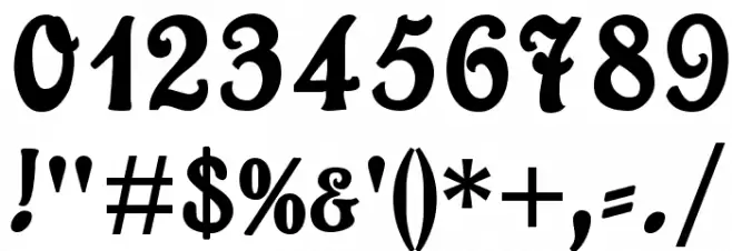 GoldmarieUNZ1T# Font OTHER CHARS