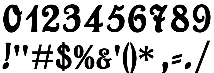 GoldmarieUNZ1T# Font OTHER CHARS