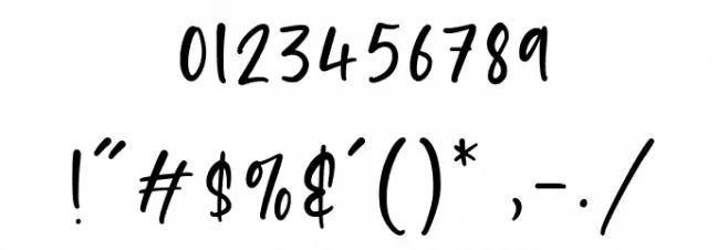 Goldmind Font OTHER CHARS