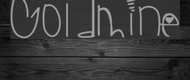 Goldmine Font examples