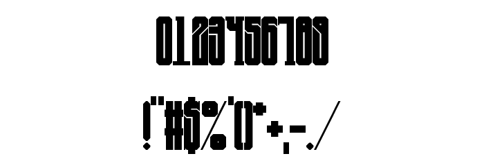 Goldminer Regular Font OTHER CHARS