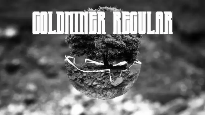 Goldminer  Regular Font examples