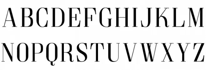 Goldoni Font Litere mici