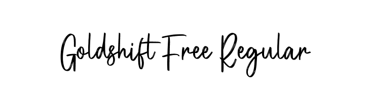 Goldshift Free Regular  Fuentes Gratis Descargar