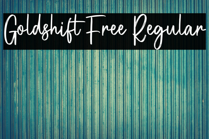 Goldshift Free Regular Example 1